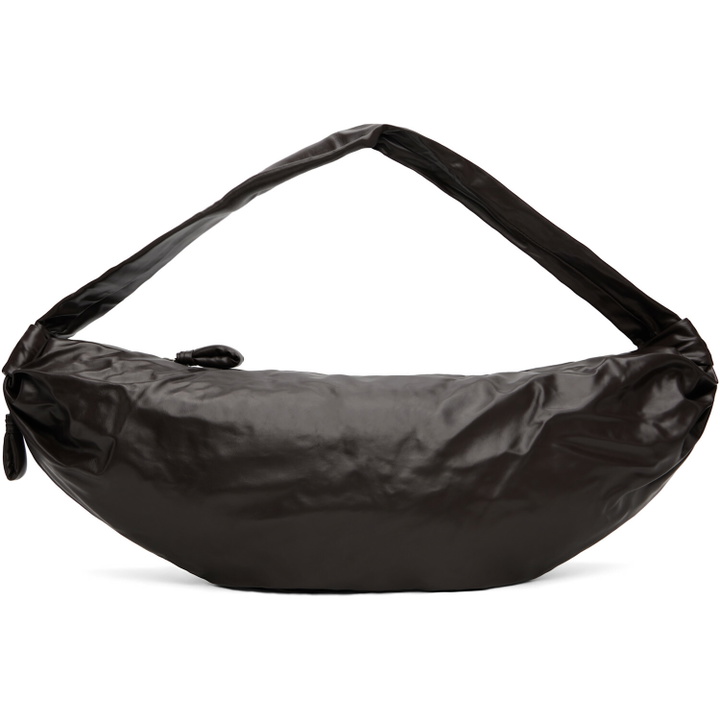 Photo: LEMAIRE Brown Large Soft Croissant Bag
