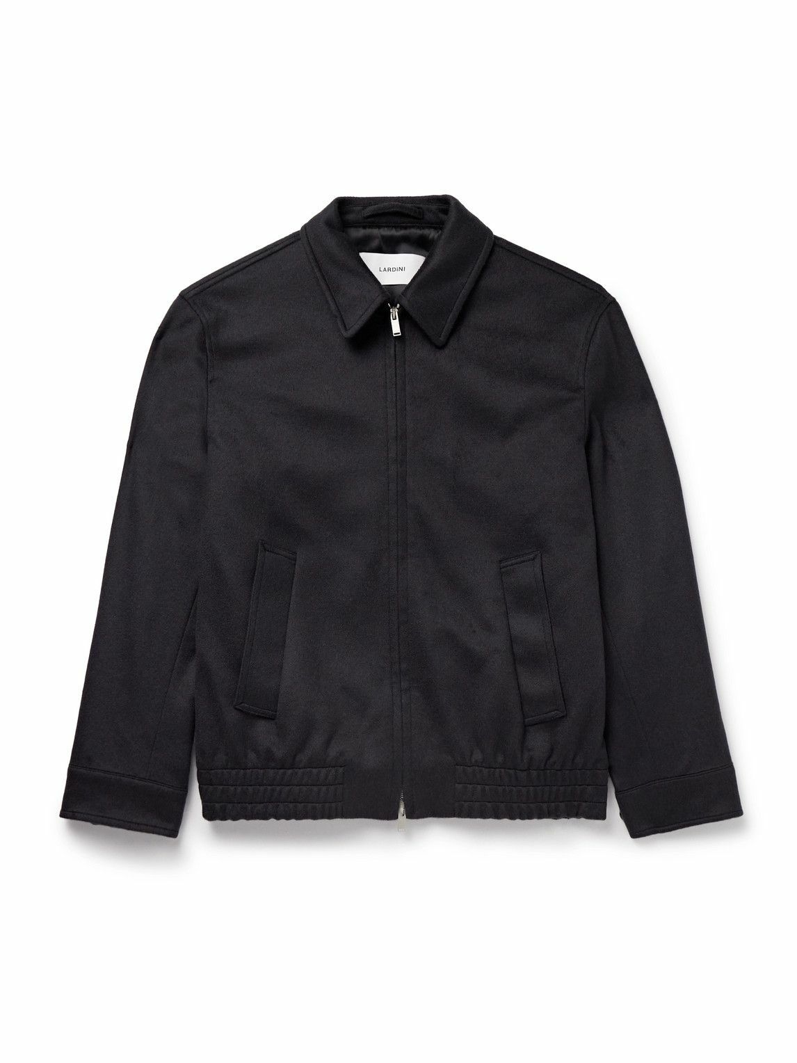 Lardini - Cashmere and Wool-Blend Felt Blouson Jacket - Blue