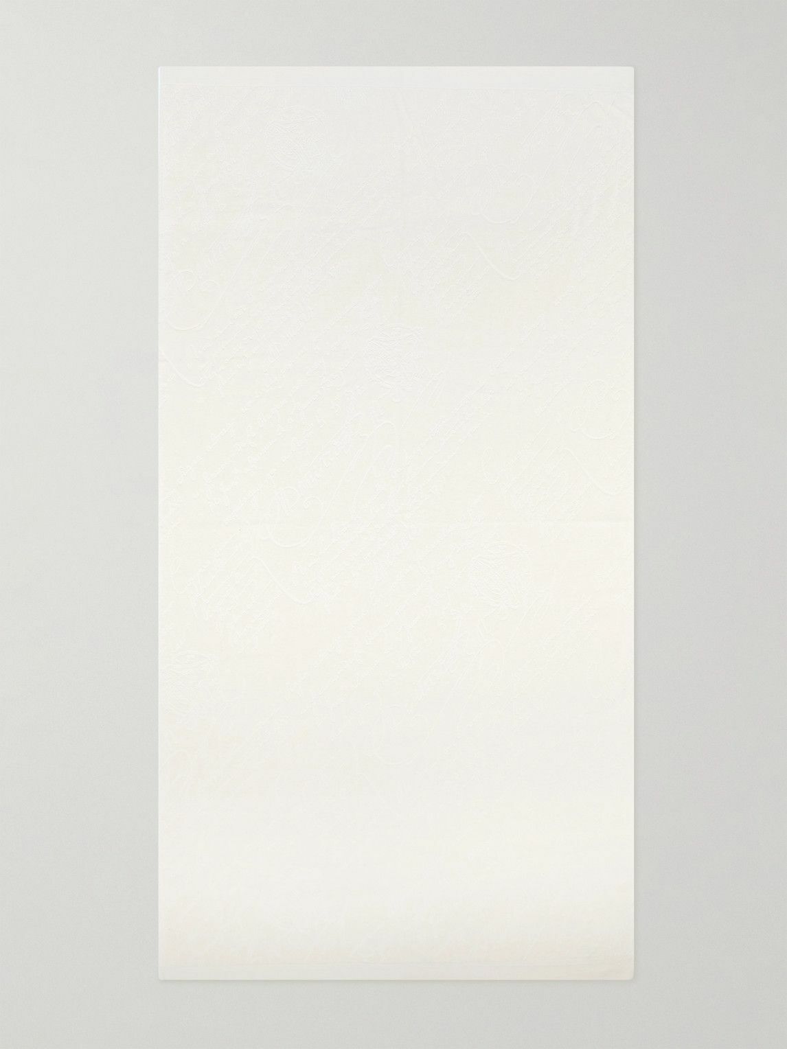 Berluti - Scritto Cotton-Terry Jacquard Towel
