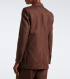 Blazé Milano Everyday checked virgin wool blazer
