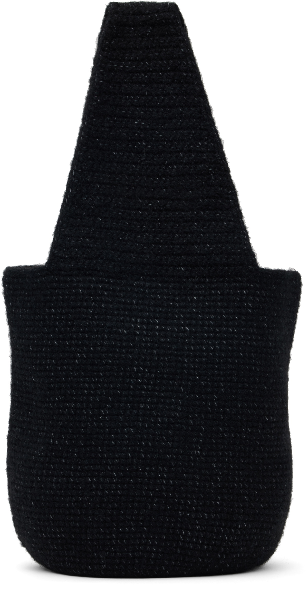Lauren Manoogian Black Crochet Calabaza Tote