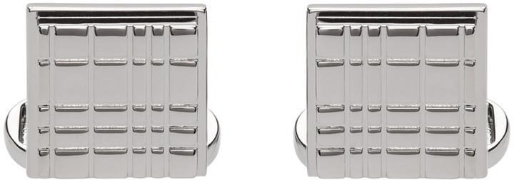 Photo: Burberry Silver Square Cufflinks