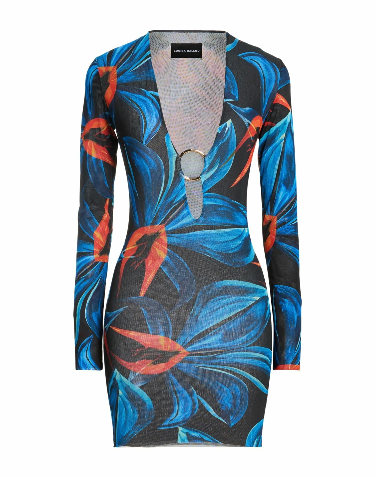 Louisa Ballou Womens Mini dress in Black