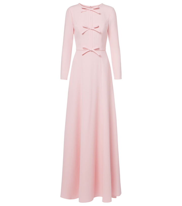 Photo: Carolina Herrera Bow-detail crêpe gown