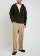 The Elder Statesman Surprise & Delight Embroidered Cotton-poplin Trousers Khaki