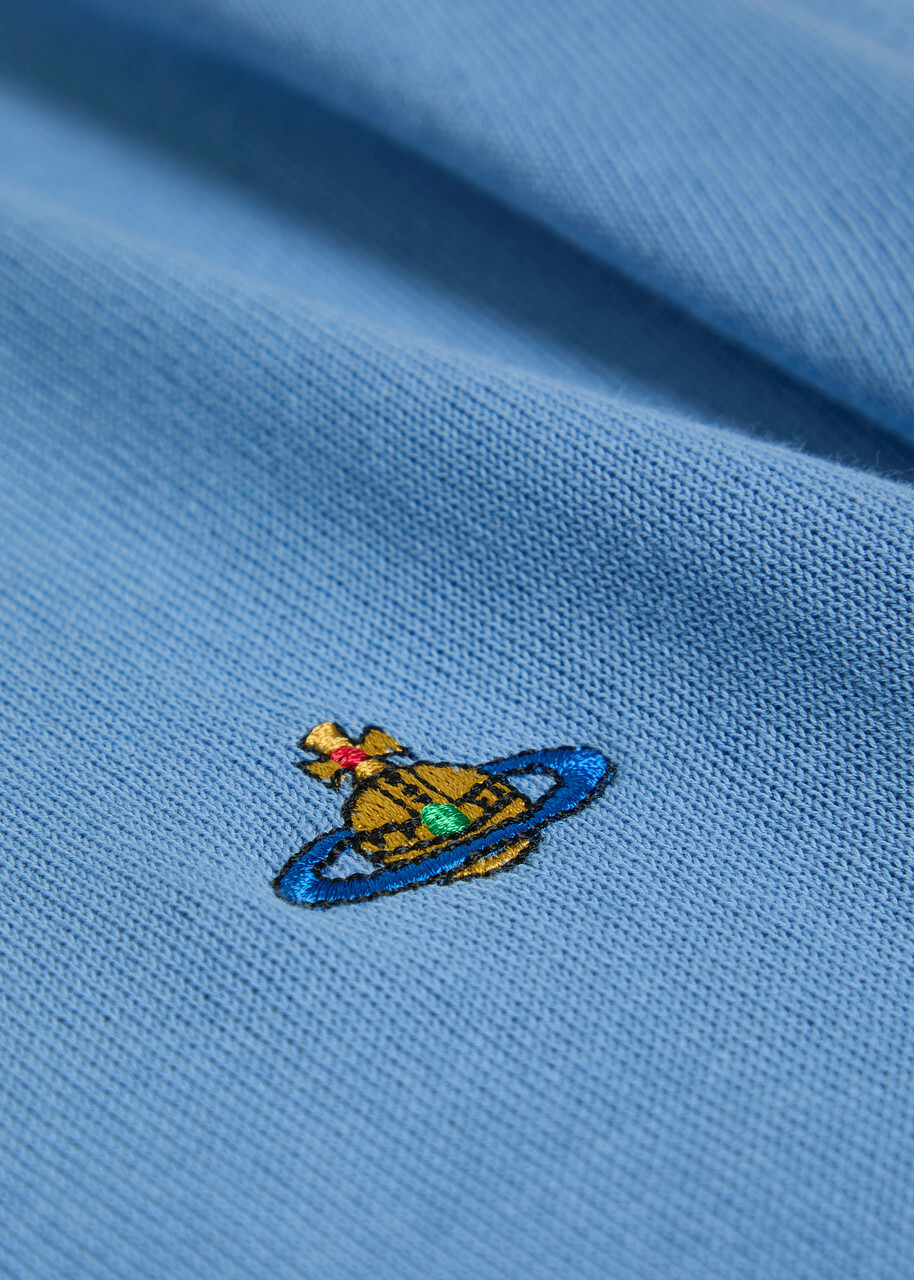 Vivienne Westwood Alex Fine-knit Cotton Jumper Blue