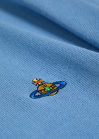 Vivienne Westwood Alex Fine-knit Cotton Jumper Blue