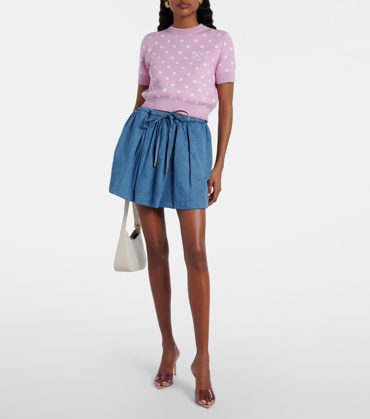 Patou Denim miniskirt