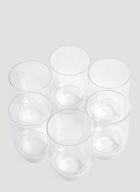 Tokio Large Glass Set in White