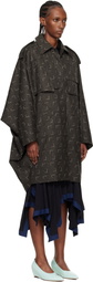 Kiko Kostadinov Brown Statsinger Coat