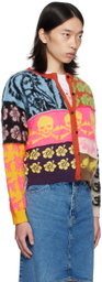 Ashley Williams Multicolor Patchwork Cardigan