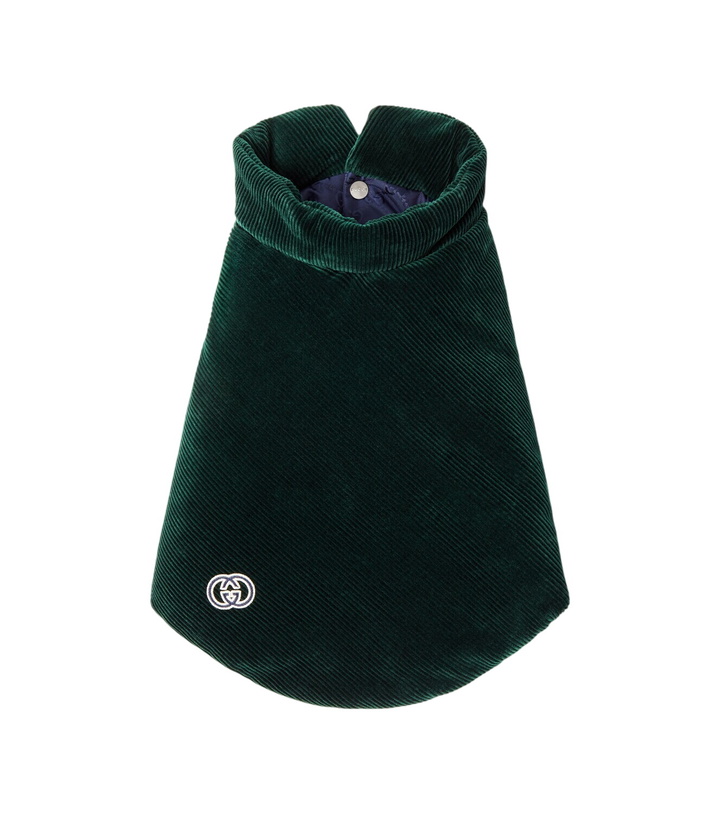 Photo: Gucci Reversible corduroy dog coat