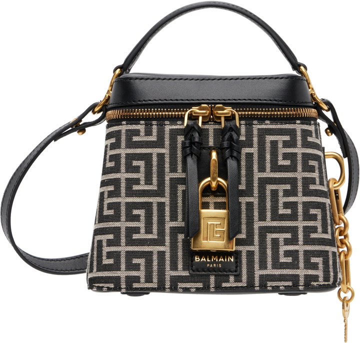 Photo: BALMAIN Black Pulse Vanity Bag