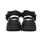 Prada Black Teva Platform Sandals