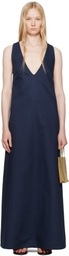 Ruohan Navy Kee Denim Maxi Dress