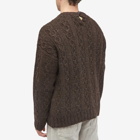 Our Legacy Men's Toddler Popover Sweater in Welsh Black Chain Knit