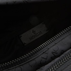 Moncler Men's Durance Repeat Logo Bumbag in Black