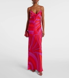 Pucci Iride silk twill maxi dress
