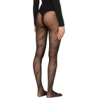 Balenciaga Black Logo Tights