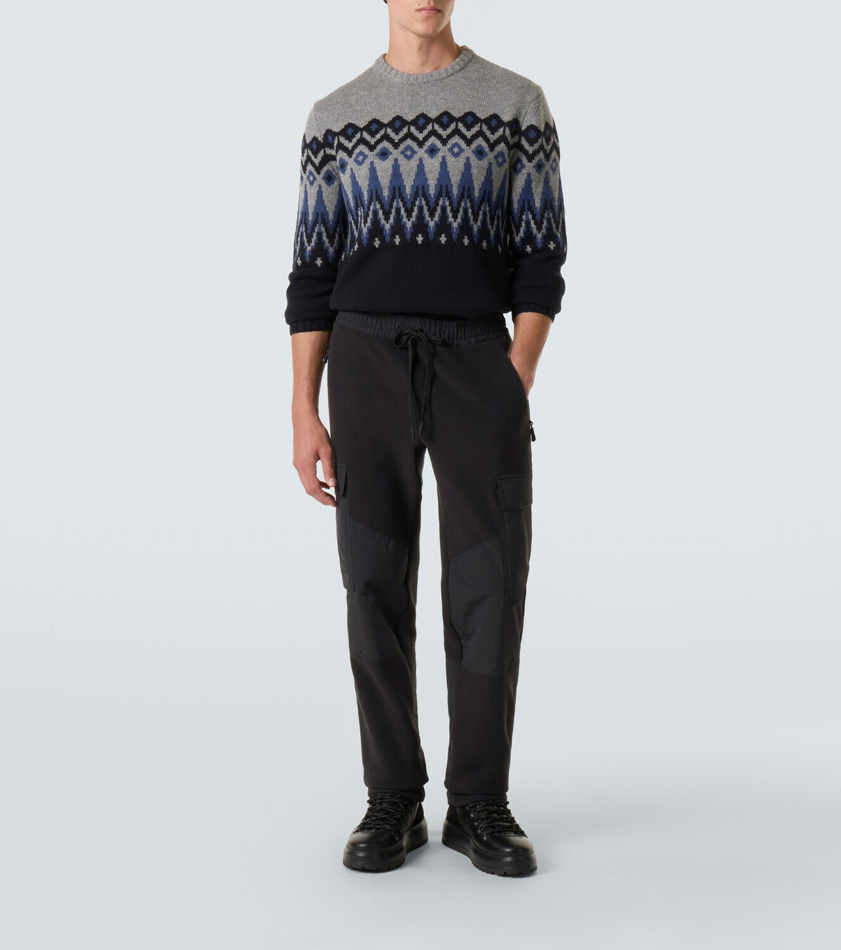Bogner Ron Fair Isle cashmere sweater