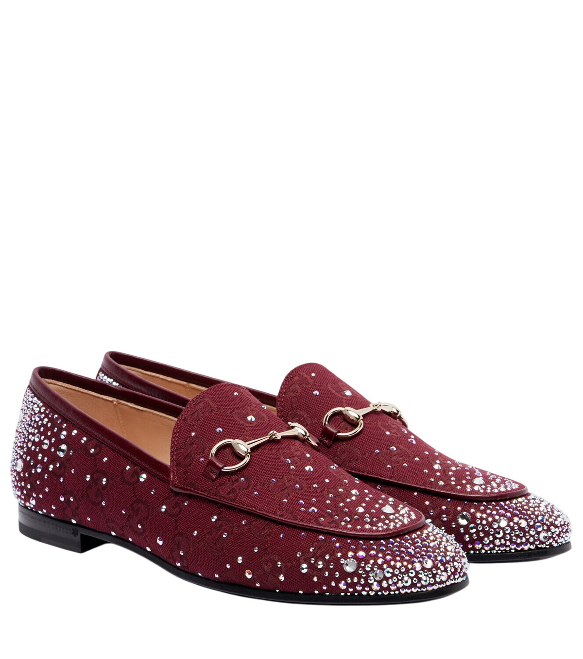 GUCCI ブラック ローファー シルバー装飾 GUCCI ブラック ローファー シルバー装飾