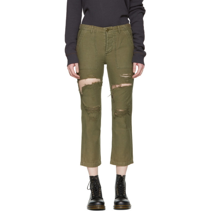 Photo: R13 Green Bowie Utility Trousers