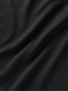 Polo Ralph Lauren - Logo-Embroidered Cotton-Jersey Mock-Neck T-Shirt - Black