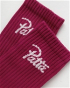 Patta Script Logo Sport Socks Red - Mens - Socks