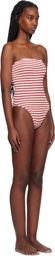 Bond-Eye Red & White Fane Swimsuit