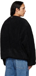 Tanaka Reversible Black Sherpa Jacket