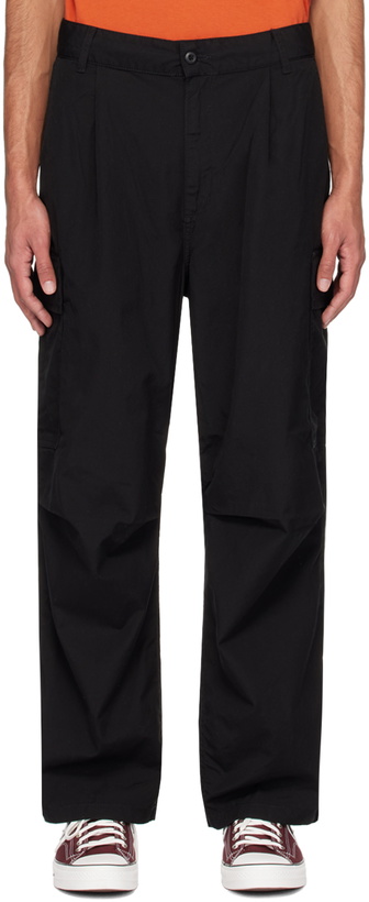 Photo: Carhartt Work In Progress Black Cole Cargo Pants