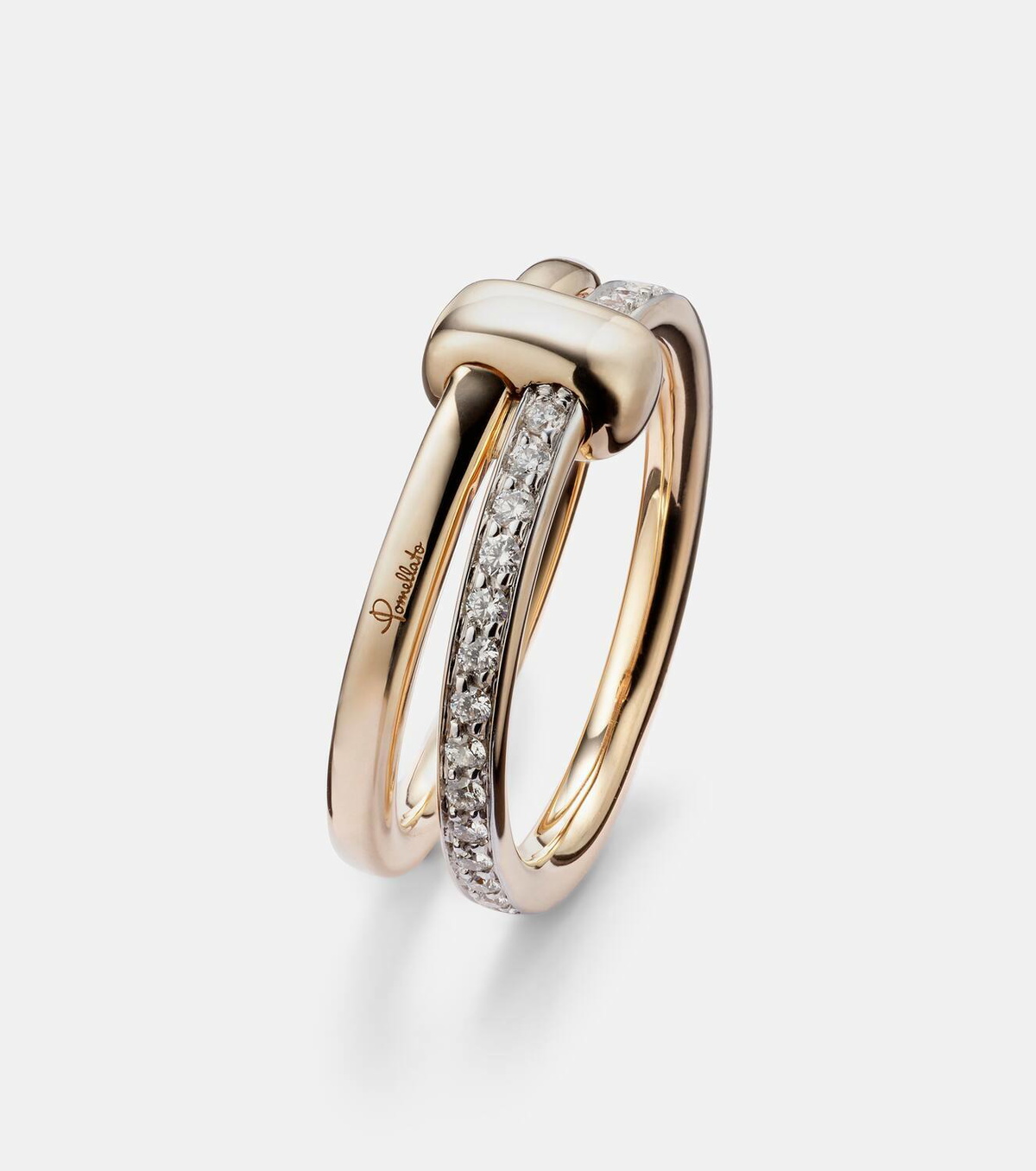 Pomellato Pomellato Together 18kt rose gold ring with diamonds
