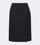 Gucci GG jacquard pencil skirt