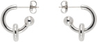 Justine Clenquet Silver Ethan Earrings