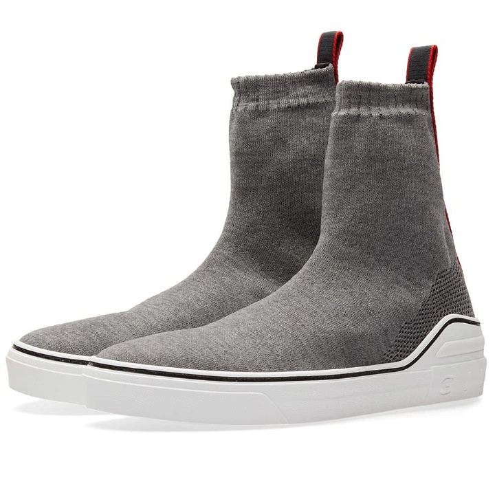 Photo: Givenchy George V Mid Sock Sneaker Grey