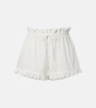 Poupette St Barth Cory pointelle cotton shorts