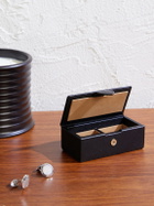 Smythson - Panama Cross-Grain Leather Cufflink Box