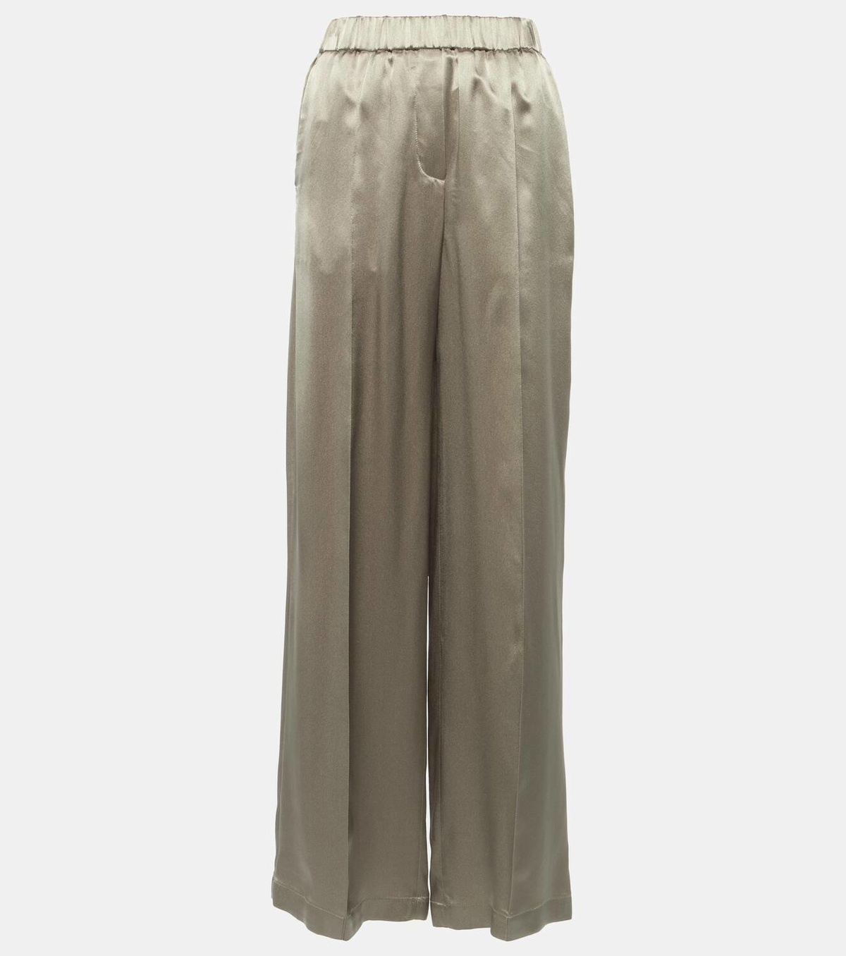 【LOEWE】 Mid-rise wide-leg pants LOEWE High-Rise Wide-Leg Cargo Jeans in Blue | endource