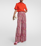 Diane von Furstenberg Holly printed wide-leg pants