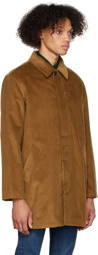 A.P.C. Brown Cotton Coat