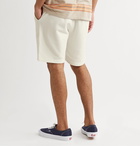 Saturdays NYC - Austin Logo-Print Cotton-Jersey Drawstring Shorts - Neutrals