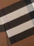 BURBERRY - Half Mega Check Cashmere Scarf