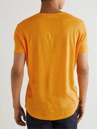 Orlebar Brown - OB-T Slim-Fit Linen-Jersey T-Shirt - Yellow