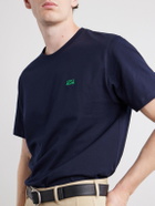 LOEWE - Anagram-Embroidered Cotton-Jersey T-Shirt - Blue
