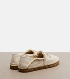 Jimmy Choo Avi embroidered canvas espadrilles
