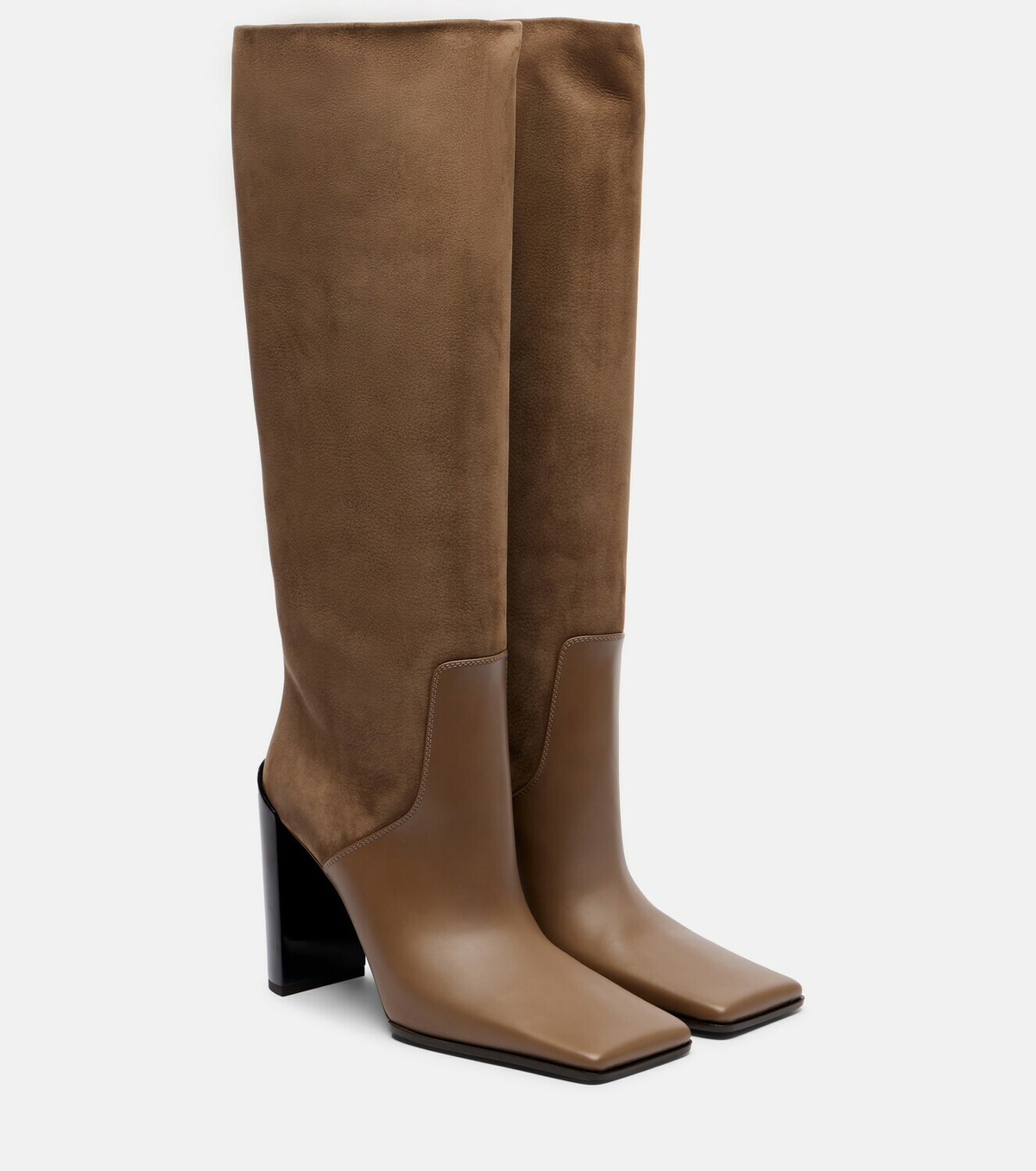 Alaïa 55 leather knee-high boots