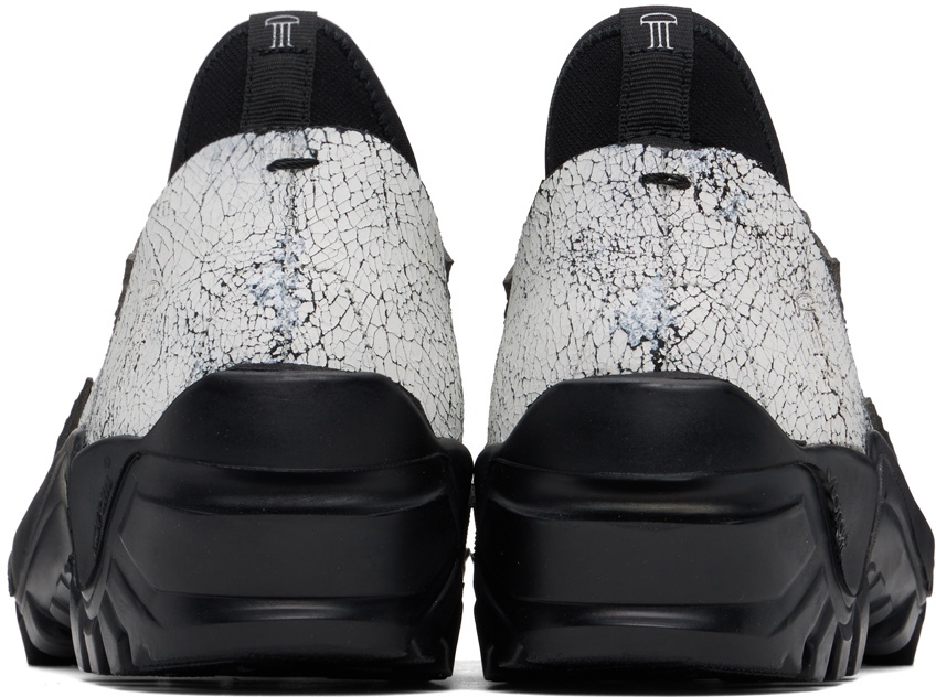 DEMON White & Black Bero Boots Demon