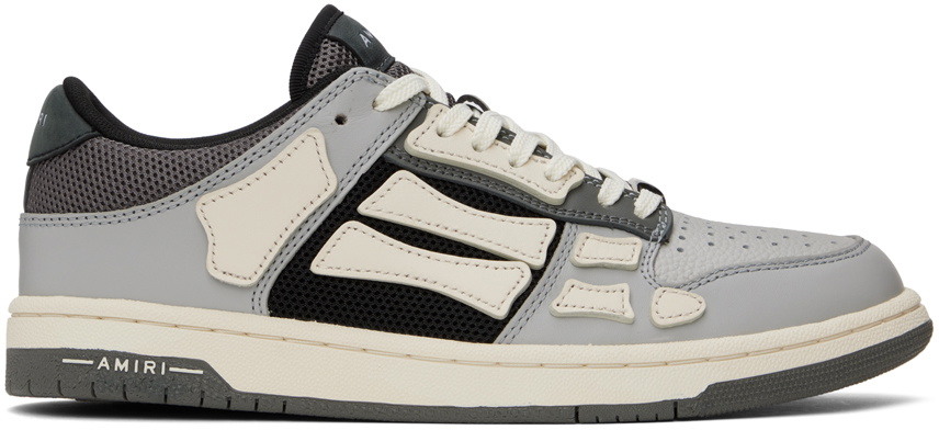 スニーカー AMIRI FW25 SKEL LOW TOP (AWFOSR1082 WHITE BLAC) AMIRI Skel Top Low White Black White Men's - PS22MFS003-111