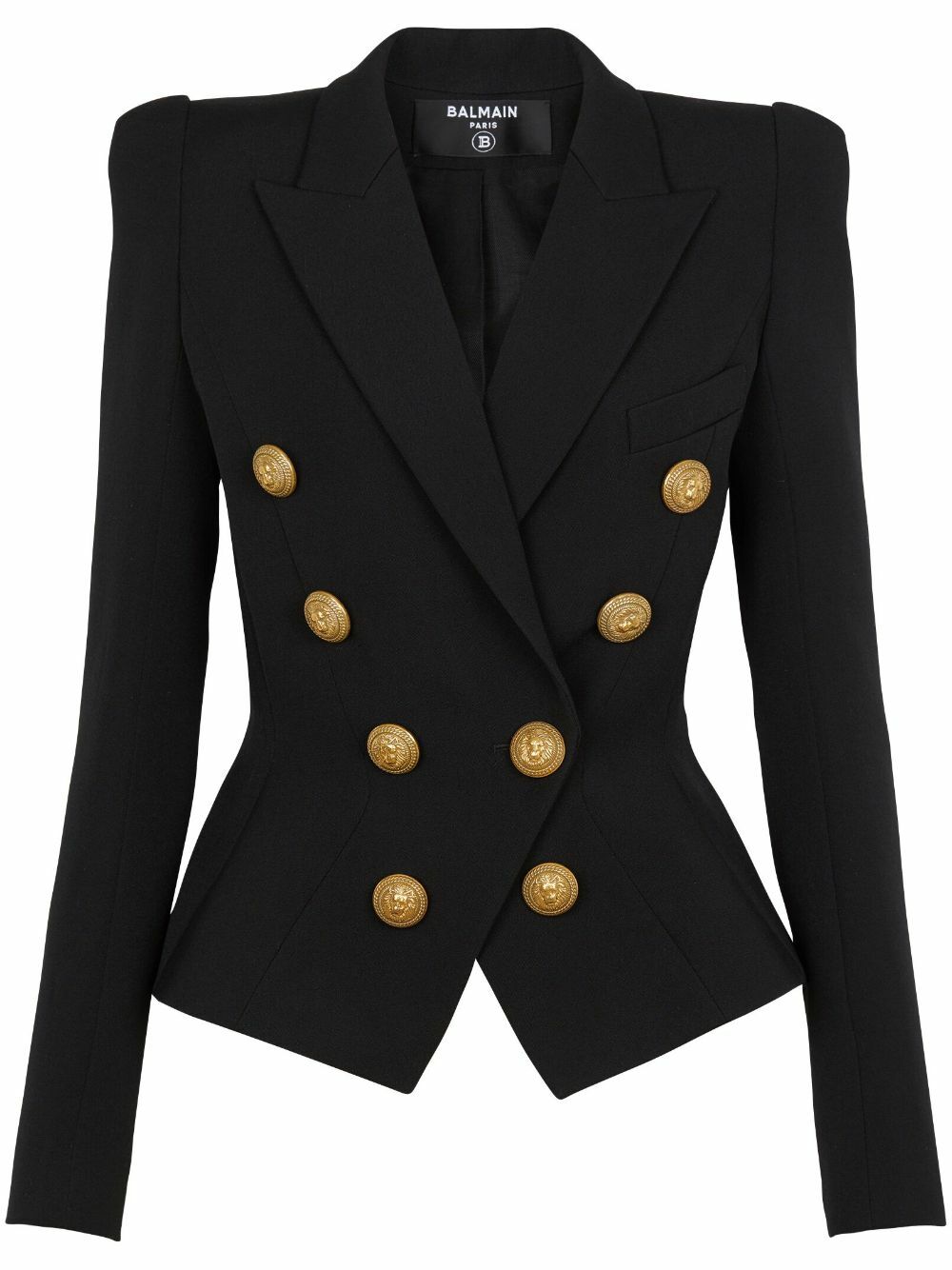 BALMAIN - Double Breasted Wool Jacket Balmain