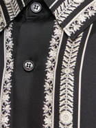 VERSACE Informal Printed Silk Twill Shirt